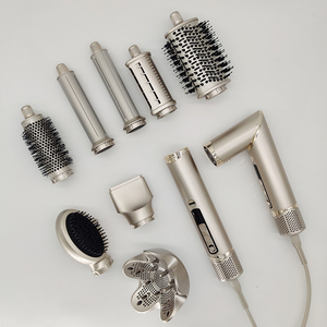 8-इन-1 इलेक्ट्रिक हेयर स्टाइलर 1400w हाई-स्पीड एसी मोटर आयनिक हेयर ड्रायर कर्लिंग लोहे के लिए लोहे के एक विसारक फोल्डेबल प्लास्टिक - Product Image 4