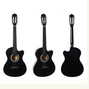 <span class=keywords><strong>Chitarra</strong></span> elettrica acustica <span class=keywords><strong>classica</strong></span> da 39 pollici con <span class=keywords><strong>4</strong></span> Band EQ Cutaway sano Guittaras strumento elegante e Versatile - Product Image 1