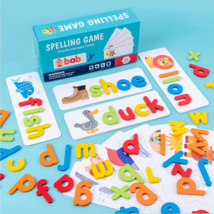 Jeu de puzzle éducatif pour la reconnaissance <span class=keywords><strong>des</strong></span> lettres anglaises <span class=keywords><strong>et</strong></span> <span class=keywords><strong>l</strong></span>'apprentissage <span class=keywords><strong>des</strong></span> mots – Offre spéciale - Product Image 2