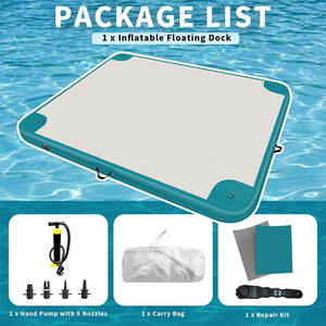 Plateforme flottante gonflable en gros pour bateaux, plateforme gonflable pour kayak, plateforme flottante gonflable pour yacht Funsports à vendre - Product Image 1