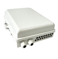 Boîtier de distribution de fibre optique carré 16 cœurs CAJA NAP FDB, boîtier de raccordement de fibre optique 16 cœurs, boîtier terminal pour FTTH