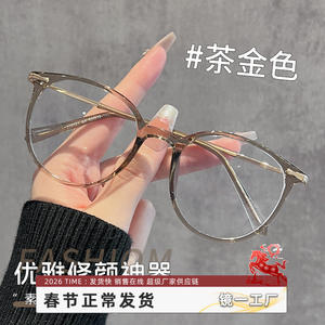 Montures de lunettes rétro Mirror One, ovales, monture complète, légères, unisexes, verres en plastique, 210121, origine Danyang - Product Image 4