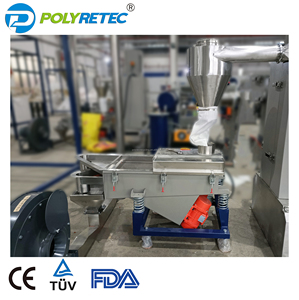 Systèmes de filtration double pour sacs en film LDPE, LLDPE, BOPP, ligne de compactage, découpe à l'anneau d'eau et granulation - Product Image 4