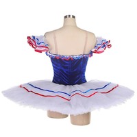 Paris Flamme Tutu Concours Bleu Robe De Danse Tutu Personnalisé Adulte Ballet Tutu Robe