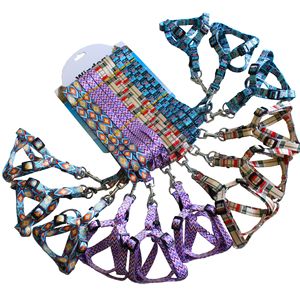 Fournitures pour animaux de compagnie laisse de chien en nylon laisse de chaton colliers pour animaux de compagnie imprimé harnais de poitrine collier de laisse de chien personnalisé - Product Image 1