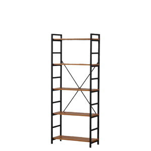 Étagère murale asymétrique à 4 niveaux avec rangement ouvert et structure élégante pour la décoration intérieure - Product Image 4