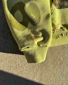 Custom 460GSM Heavyweight Oversized Men's Hoodie Thick Acid Vintage Washed Cotton Sun Fade DTG Digital Winter No <b>String</b> <b>Hoodies</b> - Product Image 4