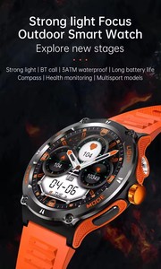 Nouveau KT76 Smart <span class=keywords><strong>Warch</strong></span> 1.53 pouces forte batterie 3ATM étanche BT appel tension artérielle Fitness Tracker Smartwatch pour hommes - Product Image 5