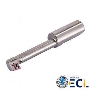 Barra de mandrinado CNC Easy Cool SKD61 con refrigeración por líquido, con inserto cuadrado, 1 filo, cónico Cat40 para mandrinado inverso - Product Image 1