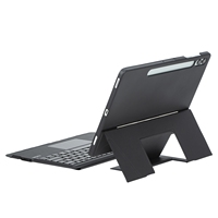 Support de suspension HY-810B avec clavier rétroéclairé tactile intégré et batterie 500 mAh pour tablette Tab S10 Plus S9 FE Plus 12.4