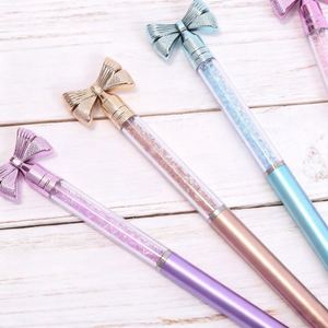 Multicolor Bowknot Metal Ballpoint <b>Pen</b> with logo Slim Signature <b>Pen</b> with Custom logo Gel <b>Pens</b> Suitable As Gifts for Students - Product Image 6