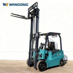 China Off Road Mini Telehandler 1ton 2ton 3 Ton Small Self Loading Lithium Battery Charger Electric Hand Forklift - Product Image 3