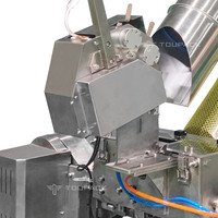 Prix de la machine d'emballage de sacs en filet pour légumes Machine d'emballage de sacs en filet pour oranges Machine d'emballage de sacs en filet