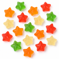 Bonbons Gélifiés en Gros de l'Usine OEM, Sac en Vrac, Forme Étoile, Saveur Sucrée, Bonbons Colorés, Vente en Gros de Bonbons Gélifiés en Vrac