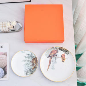 Juegos de platos nórdicos simples de porcelana de hueso de 2 piezas, platos y platos a precio de fábrica - Product Image 3