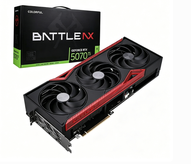 New COLORFUL BattleAX GeForce RTX 5070 Ti 16GB GDDR7 PCI Express 256 Bit DP Gaming Graphics Card Fan Desktop
