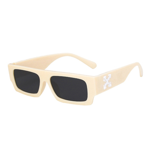 DOISYER 2022 Occhiali da Sole di Design per Uomo e Donna, Stile Vintage Rettangolare con Logo del Marchio - Product Image 3