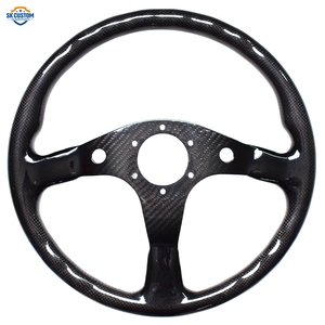 אוניברסלי מרוצי ספורט הגה 340mm שטוח צלחת 6 בורג סיבי פחמן הגה - Product Image 2