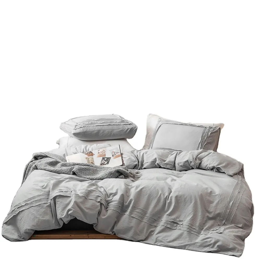 Cheap modern wash cotton bedding set Bed Sheet Set on sale