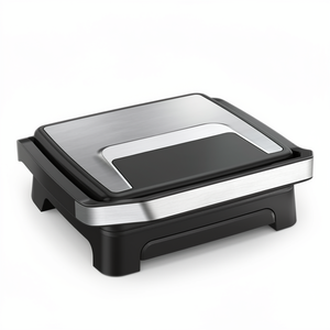 <span class=keywords><strong>Moulinex</strong></span> Inicio Panini Press Grill, Calentamiento Rápido 2000W, Placas Antiadherentes No Desmontables, Gran Superficie de Cocción, Para 4-6 Personas - Product Image 1