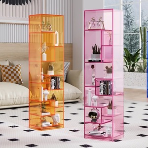 Customizable Modern Luxury Acrylic Floor-Standing <strong>Shelves</strong> Counter Shopping Mall Retail Store showcase Display Cabinet <strong>Design</strong> - Product Image 3