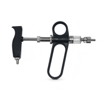 Injecteur réglable en continu pour l'élevage de lapins et de volailles avec échelle de barillet précise et assemblage manuel simple
