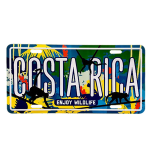 Venta al por mayor, diseño personalizado, logotipo en relieve, vintage, cartel de metal, cartel de hojalata, placa de matrícula de coche de hojalata