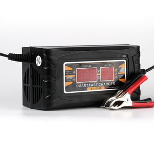 Cargador de batería automático inteligente, trifásico, <span class=keywords><strong>Universal</strong></span>, ácido de plomo, 12V, 6A, con pantalla <span class=keywords><strong>Digital</strong></span> - Product Image 3