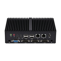 Mini PC Industrial sin Ventilador Qotom Q10922XPV-S04 Intel Quad Core N100, RAM DDR5, Almacenamiento SSD+HDD, Video HD Dual, VGA, LAN 2.5G para IoT