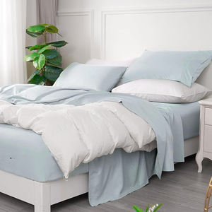 Luxury Bamboo Mattress <strong>Protector</strong> and 4-Piece Quilt Pattern Bed Sheets Set <strong>King</strong> and Queen <strong>Sizes</strong> for Home Textile Bedding - Product Image 1