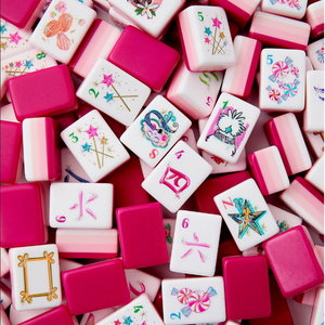En stock NOUVEAU <span class=keywords><strong>Oh</strong></span> My Glitterville Mahjong Tiles, jeu de Mahjong de luxe à 4 couches, tuiles en acrylique gravées, 160 tuiles, jeu américain - Product Image 1