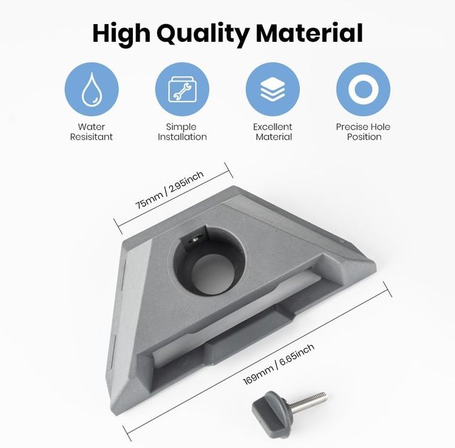 Beat-selling Starlink Mini Standard Caliber Base PC Material Base Mount Kit Installation Accessories for Standard Caliber Base