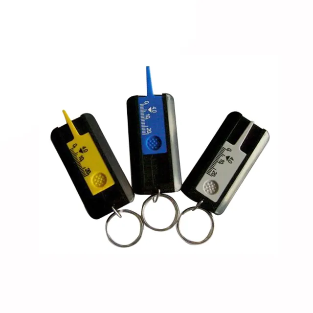 Promotion gift of Tire tread depth gauge with Ring