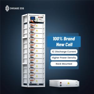 Bateria LiFePO4 de Alta Tensão 61.44kWh Mais Vendida, 6000 Ciclos, Certificação IEC62619 para Armazenamento de Energia Comercial e Industrial - Product Image 1