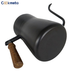 Barista-hervidor <span class=keywords><strong>de</strong></span> café con cuello <span class=keywords><strong>de</strong></span> cisne, tetera larga <span class=keywords><strong>de</strong></span> 850ml con boquilla <span class=keywords><strong>de</strong></span> goteo estrecho para estufa - Product Image 2