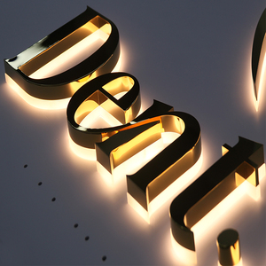 Insegna LED Personalizzata, Insegna Pubblicitaria Illuminata in Metallo, Lettere Luminose 3D per Esterni, Insegne Aziendali - Product Image 5