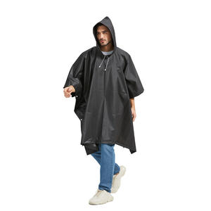 160g Non Jetable EVA Pluie <span class=keywords><strong>Cape</strong></span> Imprimé Logo Conception Long Semi Transparent Étanche Poncho pour <span class=keywords><strong>Vélo</strong></span> et Extérieur - Product Image 1