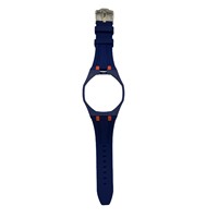 Bracelet de montre de poche co-marqué avec pendentif octogonal royal - Style SW - Bracelet en silicone PU pour montre