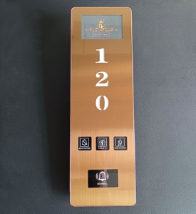 Customized Metal Gold LED Touch Doorbell DND MUR LOGO Room <strong>Number</strong> Sign Electronic Doorplate Do Not Disturb Room Status <strong>Panel</strong> - Product Image 3