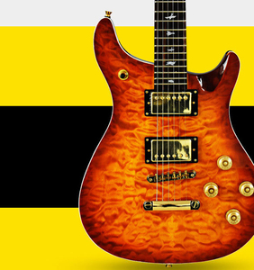 Paisen di alta qualità PRS acqua ripple modello impiallacciatura oro accessoriesmade da 22 fret <span class=keywords><strong>chitarra</strong></span> elettrica - Product Image 2