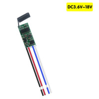 Modul Penerima Relay RF Nirkabel 433.92Mhz DC 3.6V 6V 12V 1CH Sakelar dan Pemancar Remote Control untuk Maju dan Mundur DIY