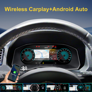 Stwei Écran numérique LCD 12,3 pouces pour Volkswagen 2017-2020 Tableau de bord Compteur de vitesse CarPlay sans fil Android Auto - Product Image 5