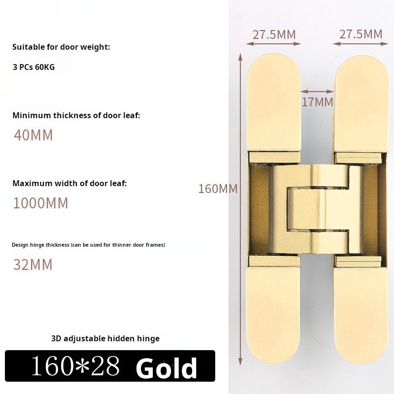 Gold [160*28] 3D hinge