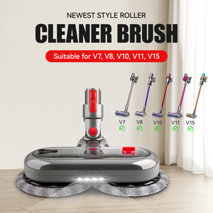 Tête de vadrouille sèche et humide électrique Brosse de nettoyage de sol pour <span class=keywords><strong>aspirateur</strong></span> <span class=keywords><strong>sans</strong></span> <span class=keywords><strong>fil</strong></span> Dysons <span class=keywords><strong>V7</strong></span> V8 V10 V11 V15 - Product Image 2