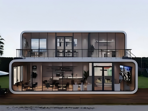 Maisons capsules, cabines modulaires, maisons conteneurs de luxe, conteneurs de 40 pieds avec salle de bain et cuisine, homologuées CE - Product Image 3