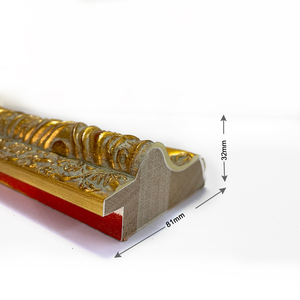 Sang trọng rắn gỗ hình ảnh khung đúc vàng lá bức tranh khung phổ biến trang trí nội thất treo tường nhà máy sản phẩm Chứng Khoán - Product Image 3
