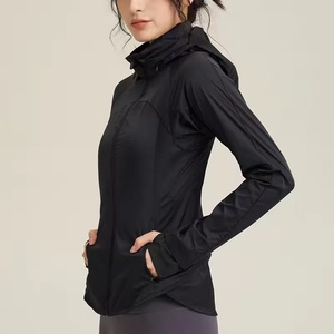 Chaqueta de Verano para Mujer, Protección UV, Corte Ajustado, Transpirable, Ligera, Resistente a las Arrugas, Larga, para Actividades al Aire Libre, Nailon/Spandex - Product Image 2
