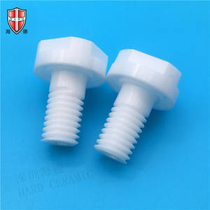 Tornillos de cerámica Zirconia Hex Socket Resistente al desgaste Tuerca de cerámica Tornillo de aislamiento Estructura de ubicación de cerámica - Product Image 3
