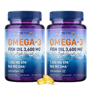 Vente flash Huile de poisson pure à 100% 3 600 MG HUILE DE POISSON 2 160 MG OMEGA-3 Huile de poisson qui renforce l'immunité et la fonction cérébrale - Product Image 2