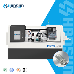 HANSUN HTS6-DIIY High Accuracy Dual Spindle Automatic CNC Lathe <b>Machine</b> Multifunctional Heavy Duty Twin Turning Center Model - Product Image 1
